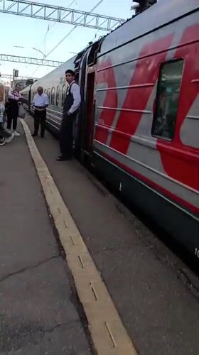 Boarding and riding a Russian long-distance train
