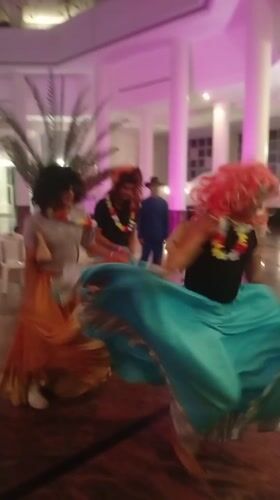 Cultural event with traditional dress and performances in Venezuela