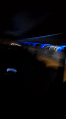 Nighttime vehicle footage captured in Massalfassar, Spain
