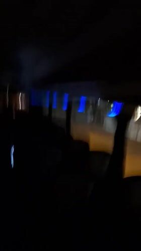 Nighttime vehicle footage captured in Massalfassar, Spain