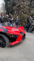 Motorcycle club gathering commemorates at Plovdiv's Alyosha Monument