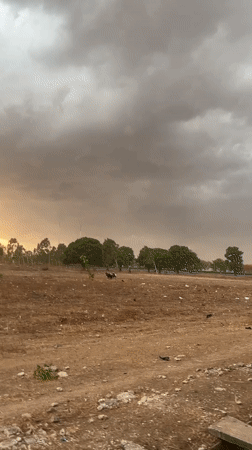 Witness captures vast dry landscape under dramatic Nigerian skies