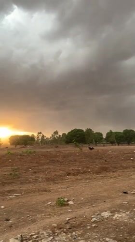 Witness captures vast dry landscape under dramatic Nigerian skies