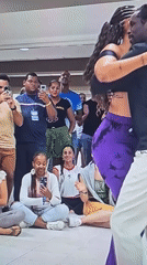 Couple dances together in public setting in Chennai
