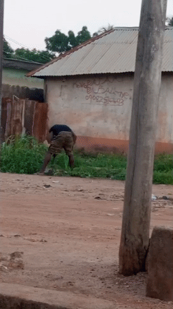 Daily life documented in Nigerian neighborhoods during evening hours