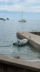 Recreational boats spotted in Budva waters Tuesday morning
