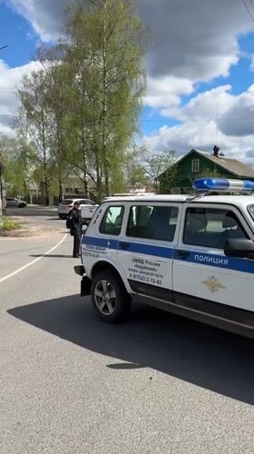 Police checkpoint operation observed in Yamyshevo, Russia