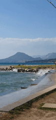 Coastal waves documented at Bar Montenegro waterfront