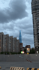Evening scenes captured across illuminated Saint Petersburg districts