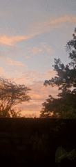 Witness documents complete sunset sequence in Vallecito, Venezuela