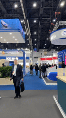 Energy industry trade show booth at BITEC, Bangkok