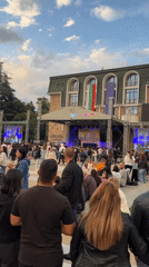 Outdoor public event draws crowds in Bulgarian plaza