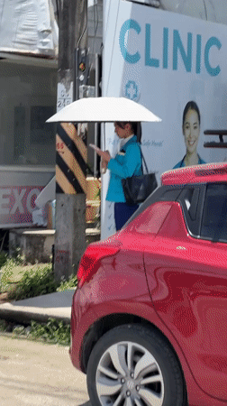 Morning life unfolds across Ko Samui Thailand streets cafes