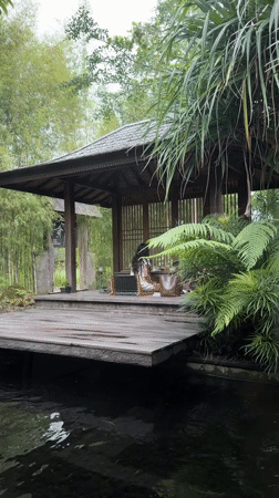 Traditional tea ceremony documented in Sukawati, Indonesia morning ritual
