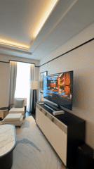 Hotel suite interior documented in Doha, Qatar