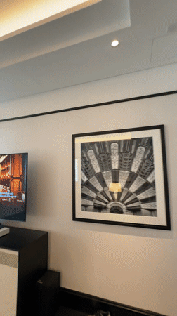 Hotel suite interior documented in Doha, Qatar