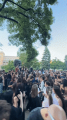 Sofia street scenes and public gathering documented downtown