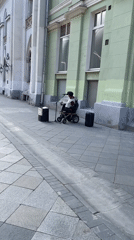 Moscow street performers, shoppers active near Kremlin during midday