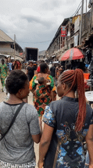 Bustling marketplace activity captured in Umuode, Nigeria
