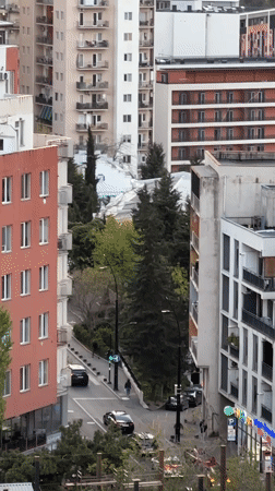 Tbilisi resident documents sunset cityscape and pet moments