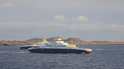 Fjord1 ferries Mastrafjord and Raunefjord spotted near Stavanger