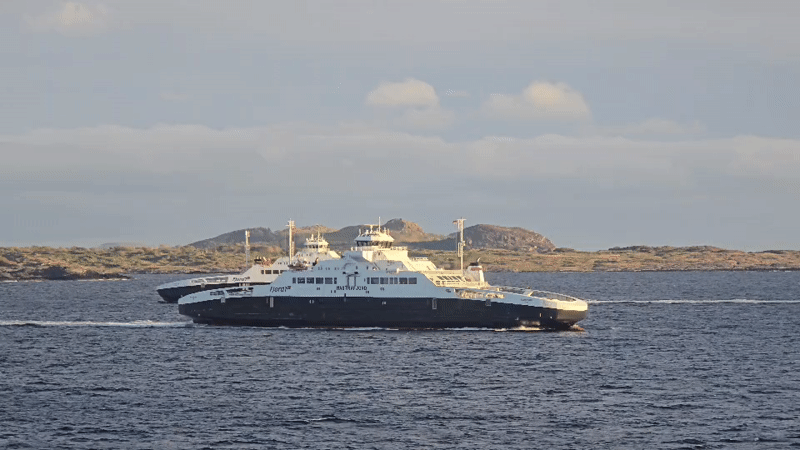 Fjord1 ferries Mastrafjord and Raunefjord spotted near Stavanger