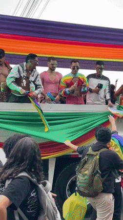 Lima Pride parade fills streets with floats, crowds, and political messages