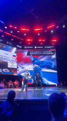 Breakdancing championship battles held at Moscow theater