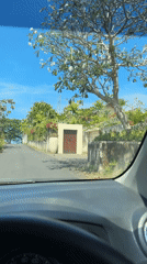 Driver captures roadside view in Kuta Selatan, Indonesia