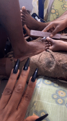 Nail care and downtime in a Jos shared living space