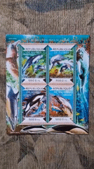 Guinea animal stamps collection documented in Pleven, Bulgaria