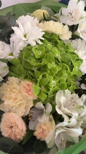 Mixed flower bouquet documented in Belarus countryside