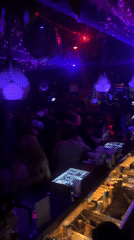 Inside a busy Bali nightclub on a Saturday night