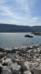 Sunny day scenes captured in Herceg Novi coastal Montenegro