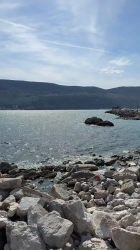 Sunny day scenes captured in Herceg Novi coastal Montenegro