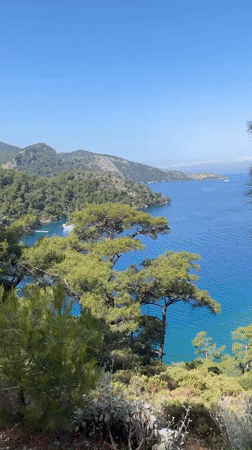 Running race held in scenic Fethiye, Turkey coastal area