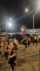 Late-night street dance performance draws group in Arica, Chile