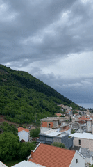 Morning coastal views documented in Budva, Montenegro