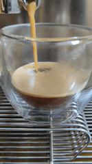 Coffee extraction documented in Sofia cafe