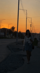 Golden sunset hour on the streets of Petropavlovsk-Kamchatsky