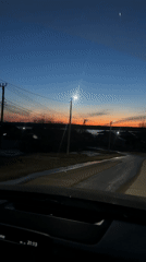 Twilight scenes captured in Chaikovsky, Russia during evening hour