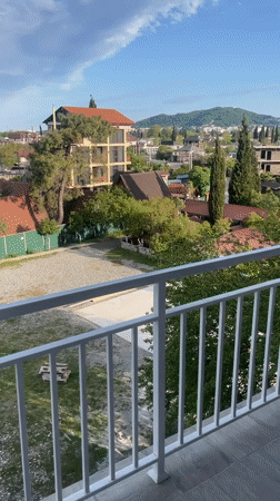 Morning coastal views captured in Giachrypsh, Abkhazia seaside town