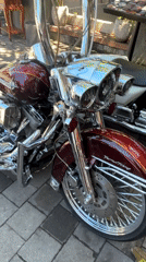 Motorcycles parked outside building in Kuta Selatan, Indonesia