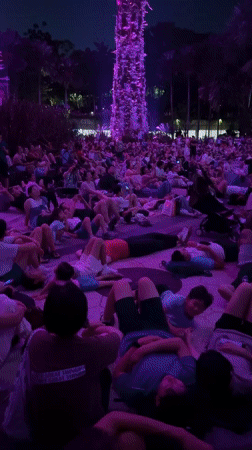 Supertree Grove light show draws crowds at Gardens by the Bay