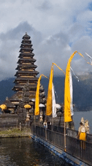 Morning visit to Bali's iconic lakeside temple at Kintamani