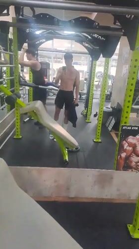 Gym activity recorded in Burgas, Bulgaria during afternoon hours