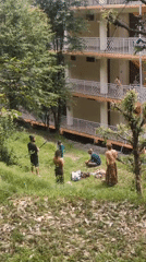 Morning scenes of daily life captured in Haini, India