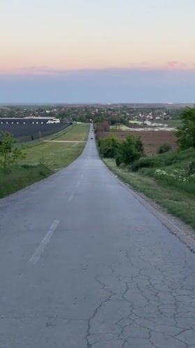 Road view captured in Indjija Municipality, Serbia