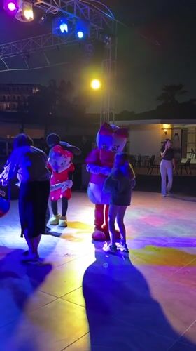 Resort entertainment and tourist activities documented in Serik, Turkey