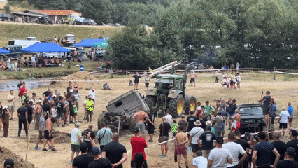 Off-road truck event turns rough in Govedartsi, Bulgaria